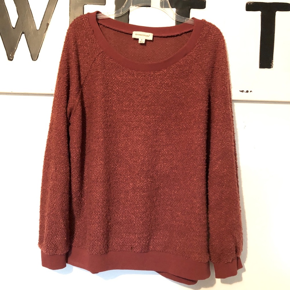 Popcorn knit sweater